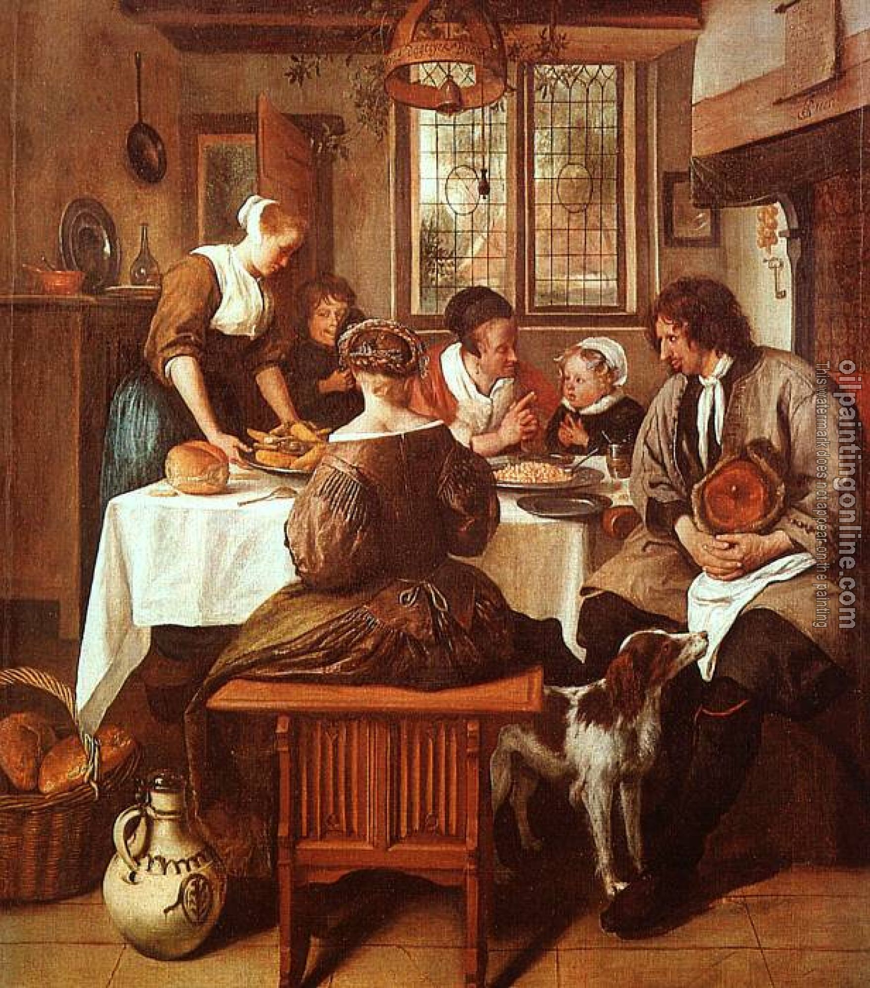 Steen, Jan - Grace before the Meal